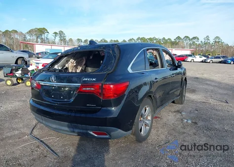 2016 Acura Mdx 3.5L (A9)/W/Acurawatch Plus from USA, damaged, VIN 5FRYD4H29GB002151